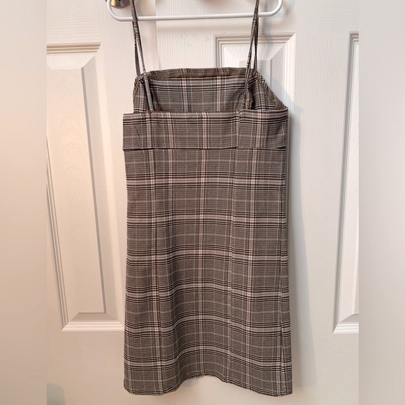 Garage Plaid Fitted Mini Dress | Women’s Size S/P - Picture 3 of 7